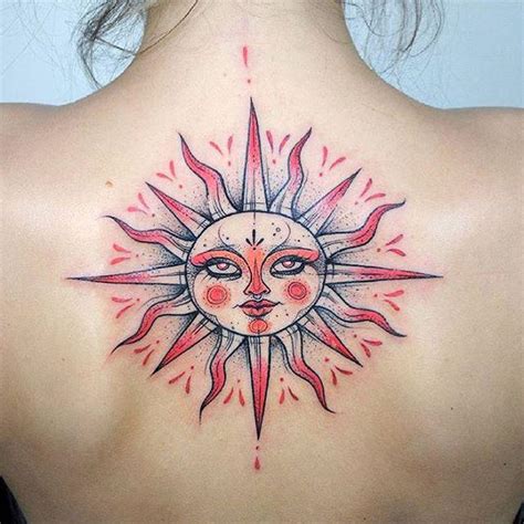 tatuajes de sol para hombres|tatuajes del sol con colores.